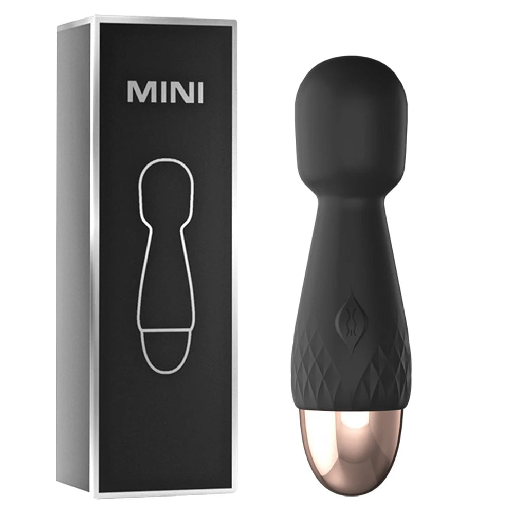 Mini vibrador av vibrador brinquedos sexuais para adultos mulheres vagina clitóris estimulador varinha mágica g ponto anal massageador masturbador feminino