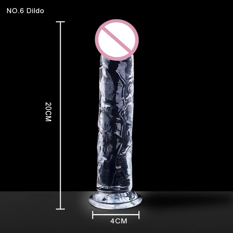 Brinquedos Eróticos Transparentes de Simulação para Mulheres e Gays: Dildos, Massageadores, Dilatadores Anais e Acessórios Exóticos
