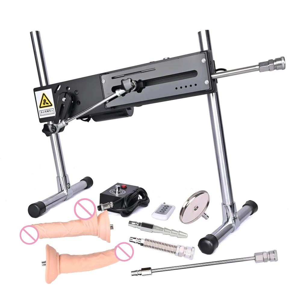 Máquina sexual silenciosa ROUGH BEAST para adultos, pistola de bombeamento, máquina de amor com controle remoto com vibrador para masturbação masculina e feminina