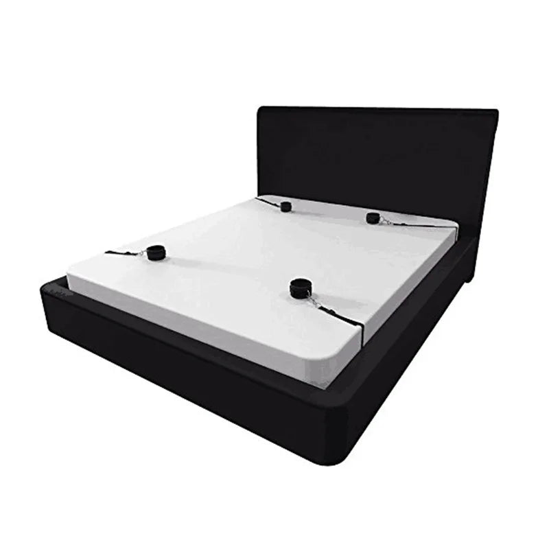 Sm bandagem sexo cinta cama contenção algema tornozelo manguito conjunto sem vibrador brinquedo sexual 18 + adulto diversão fetiche escravo kit sexo suprimentos loja