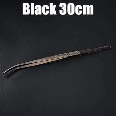 Pinça de cozinha e barra de aço inoxidável, pinça para alimentos, cozinha, pinça médica, cobre/ouro/preto, ferramenta de barra banhada
