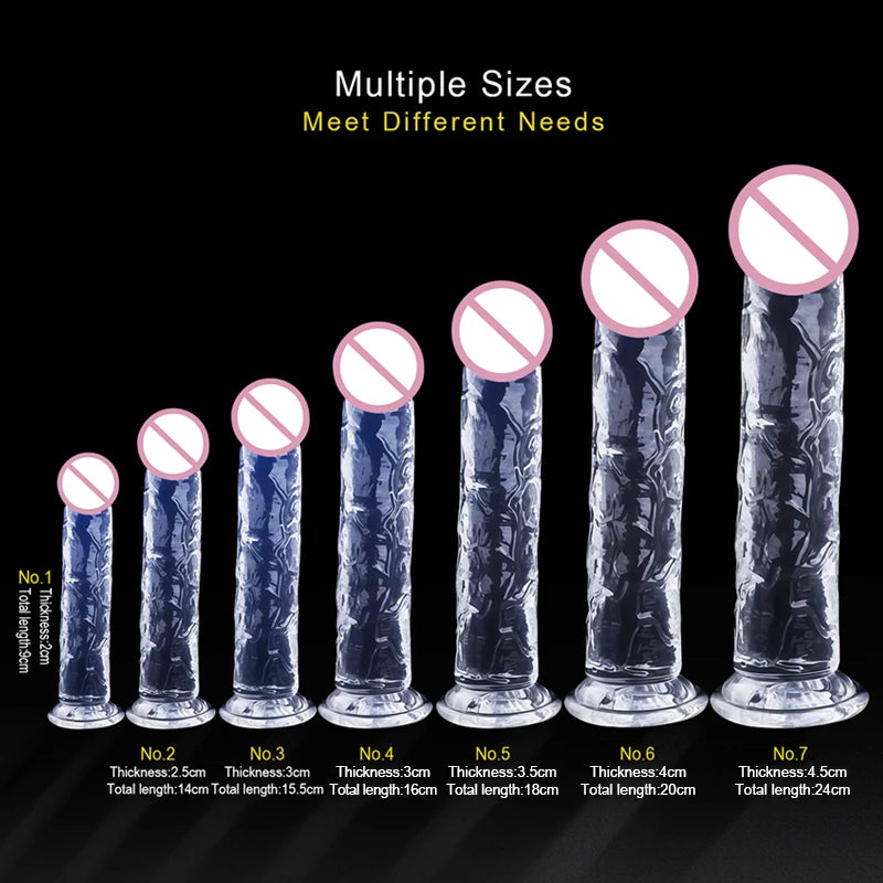 Brinquedos Eróticos Transparentes de Simulação para Mulheres e Gays: Dildos, Massageadores, Dilatadores Anais e Acessórios Exóticos