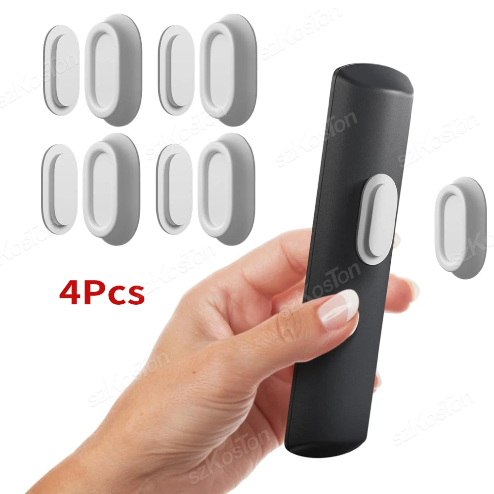 Magnetic Remote Control Holder, No-Drill Self-Adhesive Wall Mount for TV Remote