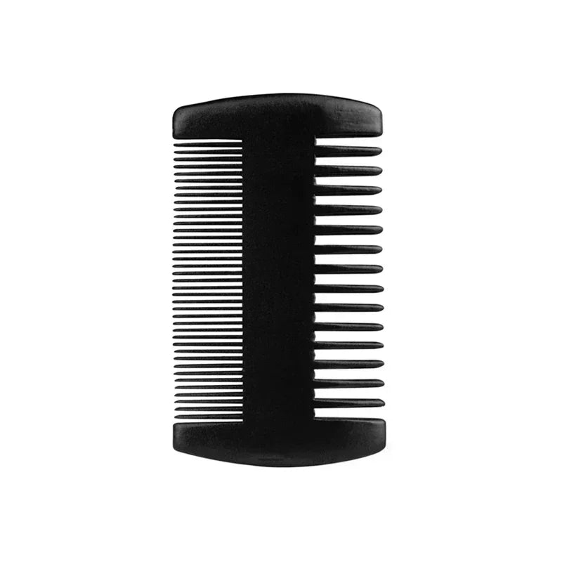 Profissional macio cerdas de javali madeira escova barba cabeleireiro escova de barbear pente masculino bigode pente kit com saco de presente conjunto pente de cabelo