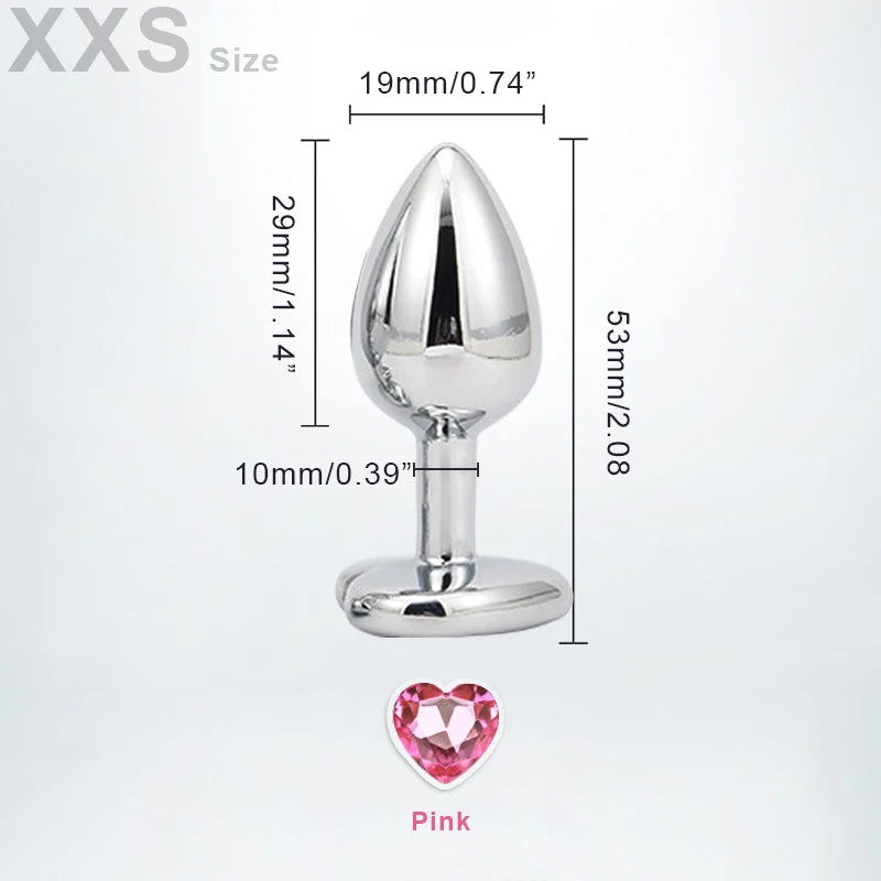 Mini plug anal de metal, dilatador, masturbador, suprimentos para adultos, massageador de próstata, dildo para mulheres, acessórios exóticos.