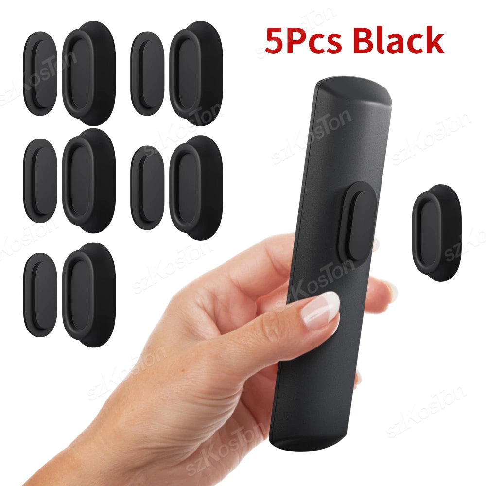 Magnetic Remote Control Holder, No-Drill Self-Adhesive Wall Mount for TV Remote