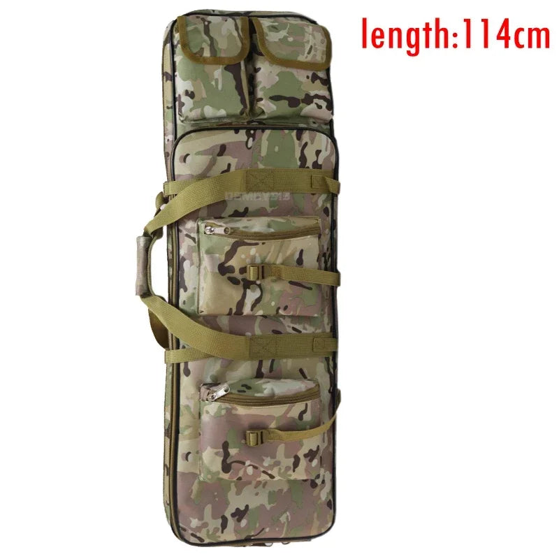 Bolsa tática para arma de caça, 81cm, 94cm, 114cm, paintball, tiro, rifle, airsoft, bolsa de ombro para acessórios de caça
