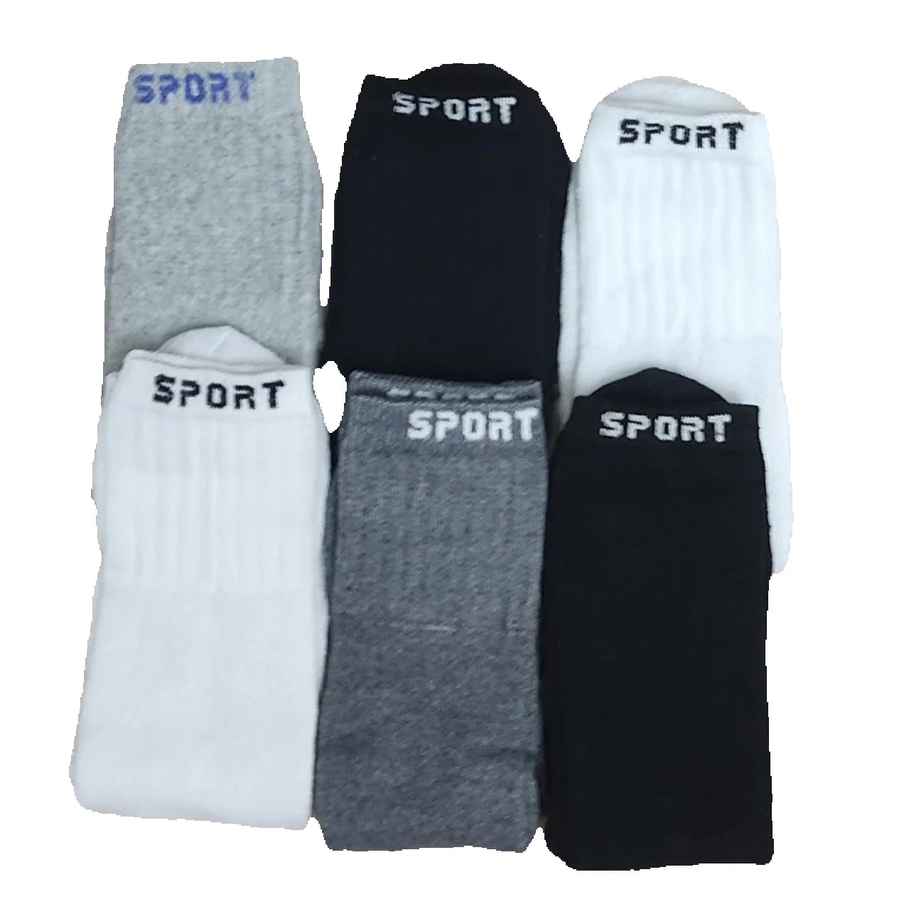 kit 6 Pares Meias Masculina Cano Alto Sport