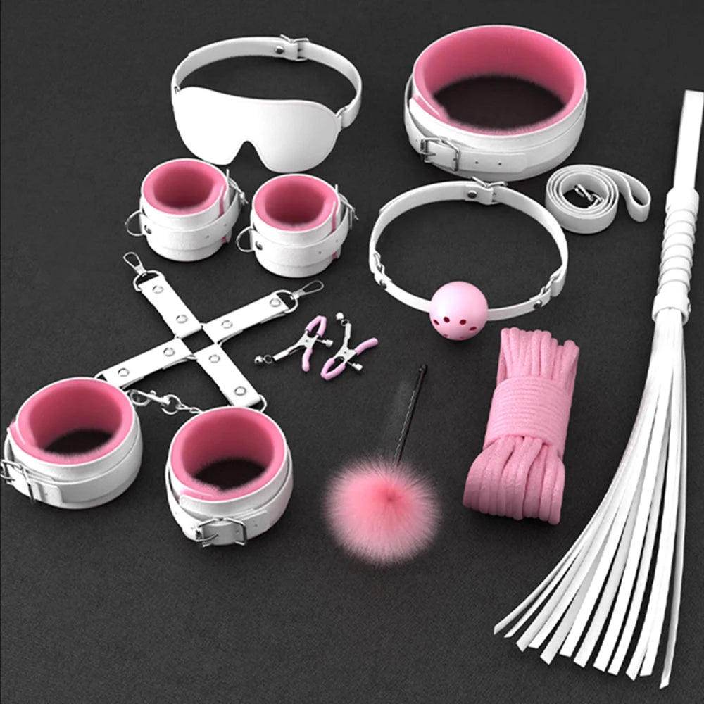 Brinquedos sexuais para mulheres bdsm casais sexuais kit acessórios eróticos algemas para sessão anal plug sexo jogo adulto brinquedos sexy sexyshop