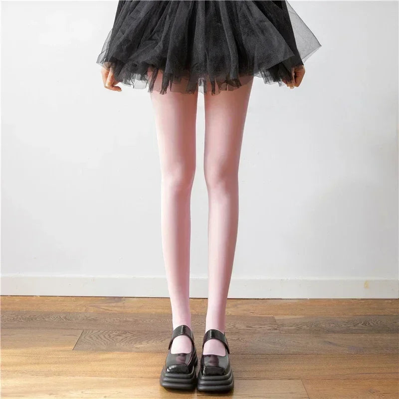 Talenza meias femininas finas meia-calça super elástica tamanho grande leggings vermelho feminino sexy collants primavera outono inverno