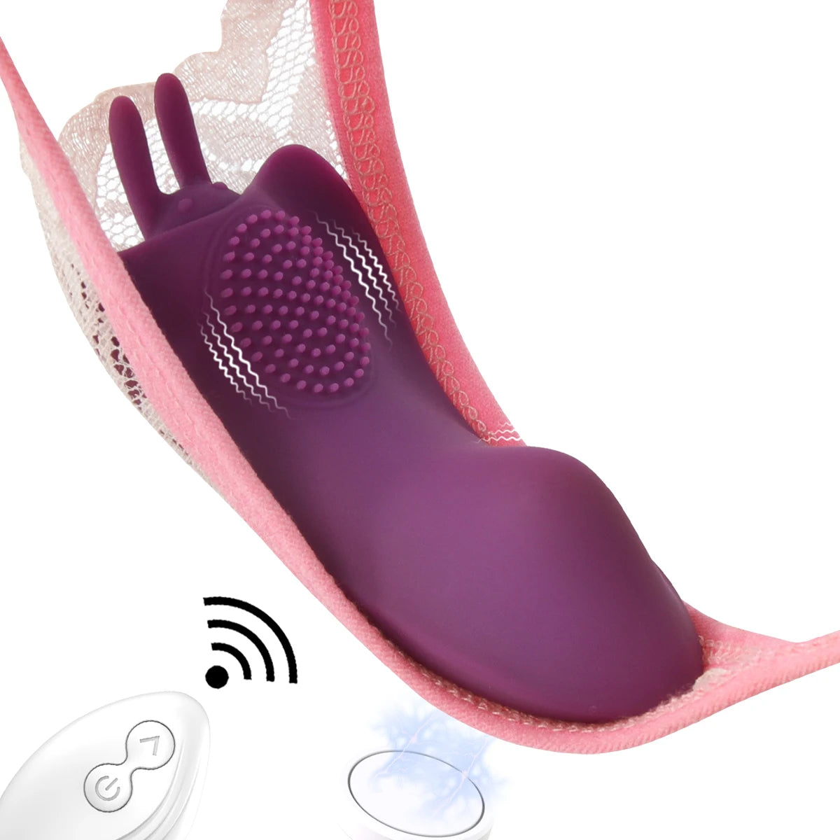 Vibrador Borboleta para Mulheres Adultas, Brinquedo Sexual com Controle Remoto, Estimulador Clitoriano Mini Vestível, Vibrador Sexy para Loja de Sex Shop