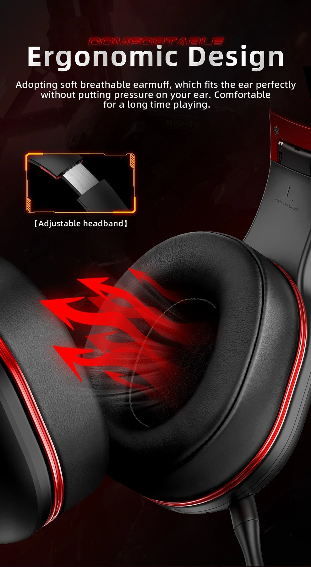 Kofire UG-05 fones de ouvido para jogos 2.4g bt5.0 fone de ouvido sem fio com microfone rbg luz vibração bluetooth fone de ouvido para ps4 ps5 pc switch