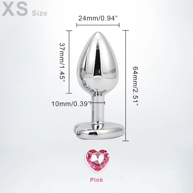 Mini plug anal de metal, dilatador, masturbador, suprimentos para adultos, massageador de próstata, dildo para mulheres, acessórios exóticos.