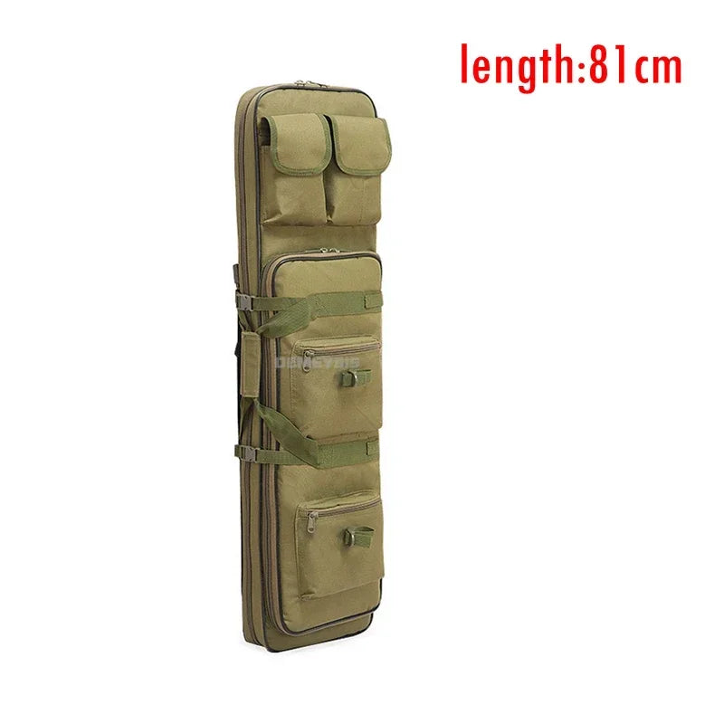 Bolsa tática para arma de caça, 81cm, 94cm, 114cm, paintball, tiro, rifle, airsoft, bolsa de ombro para acessórios de caça