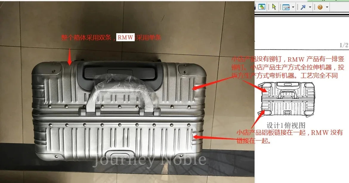 Personalização de alta qualidade 100% alumínio-magnésio viagem embarque rolando bagagem perfeita para spinner marca mala de viagem