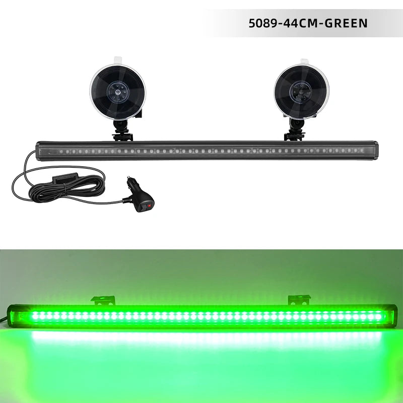 48 LED Car Strobe Lights Windshield LED Police Lights Truck Flash Warning Light 12V 24V Front Rear Emergency Lamps for Car