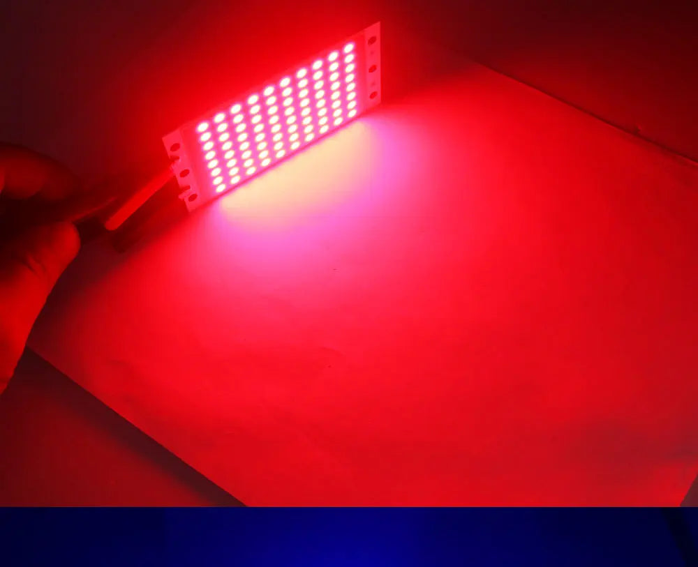 94x50mm 15w cob led módulo de lâmpada de tira de luz dc 12v 1600lm ultra brilhante quente branco fresco azul chip cob a bordo matriz lâmpada led