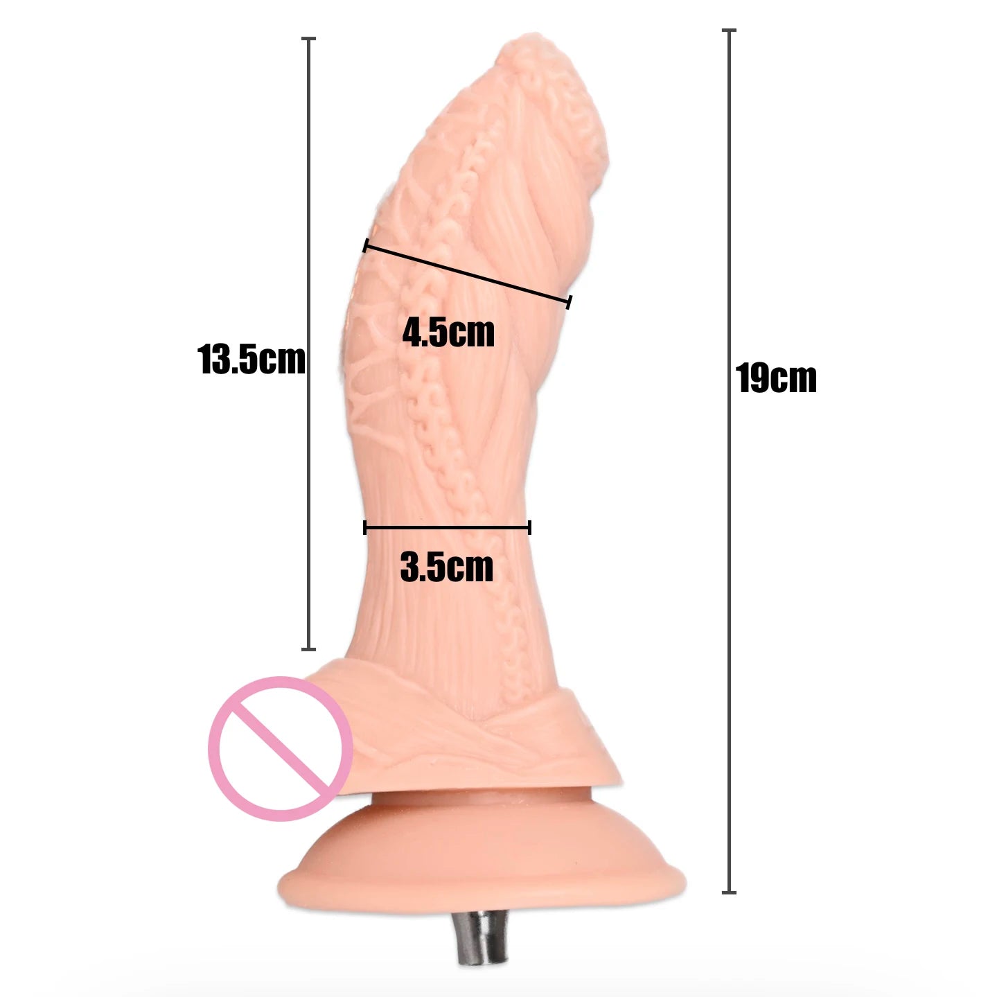ROUGH BEAST Acessórios para Máquinas Sexuais: Dildos Grandes Pretos de Cor de Pele para Máquinas Vac-u-lock, compatíveis com máquinas de lojas.