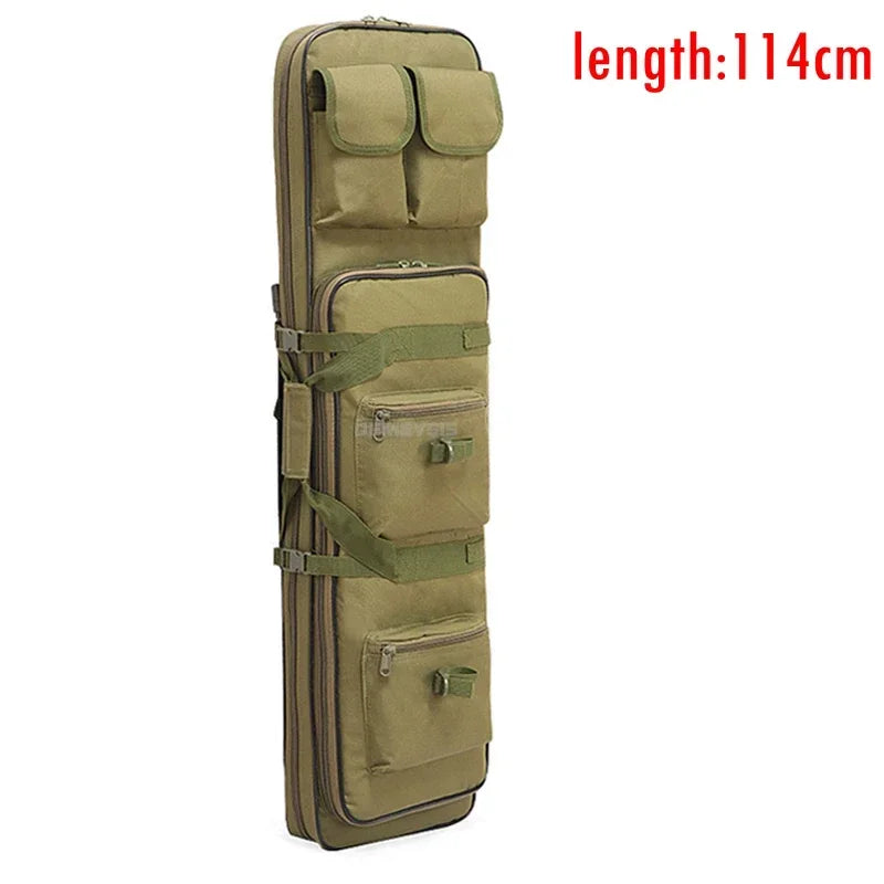 Bolsa tática para arma de caça, 81cm, 94cm, 114cm, paintball, tiro, rifle, airsoft, bolsa de ombro para acessórios de caça