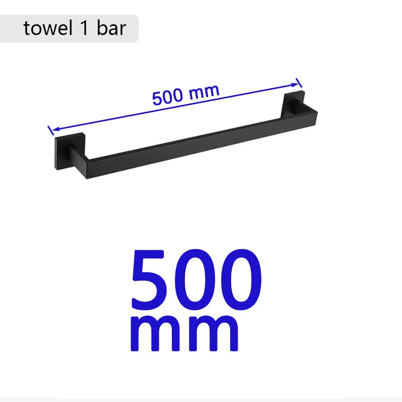 Preto fosco hardware do banheiro 304 aço inoxidável toalheiro suporte de papel higiênico suporte de sabão líquido barra de toalha acessórios de banheiro