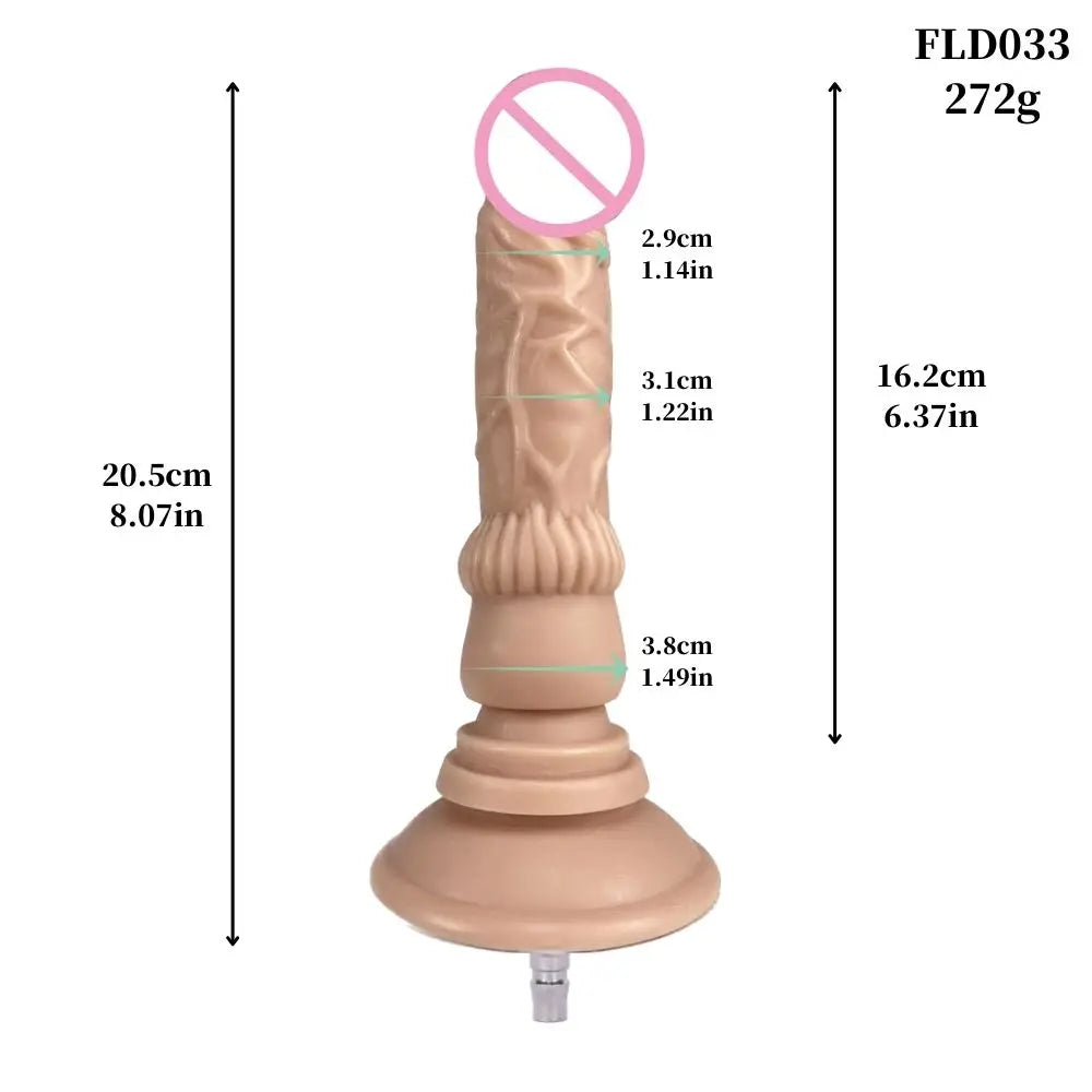 ROUGH BEAST Acessórios para Máquinas Sexuais: Dildos Grandes Pretos de Cor de Pele para Máquinas Vac-u-lock, compatíveis com máquinas de lojas.