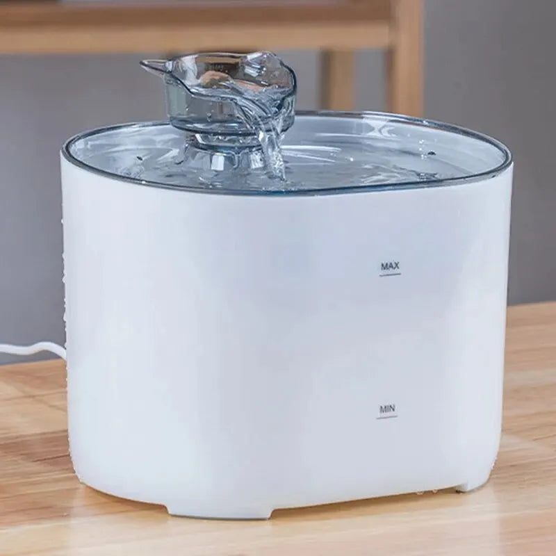 Fonte de água para gatos, recirculação automática, filtring, dispensador de água para cães, usb, bomba elétrica silenciosa, orelha de gato, animais de estimação, fonte potável