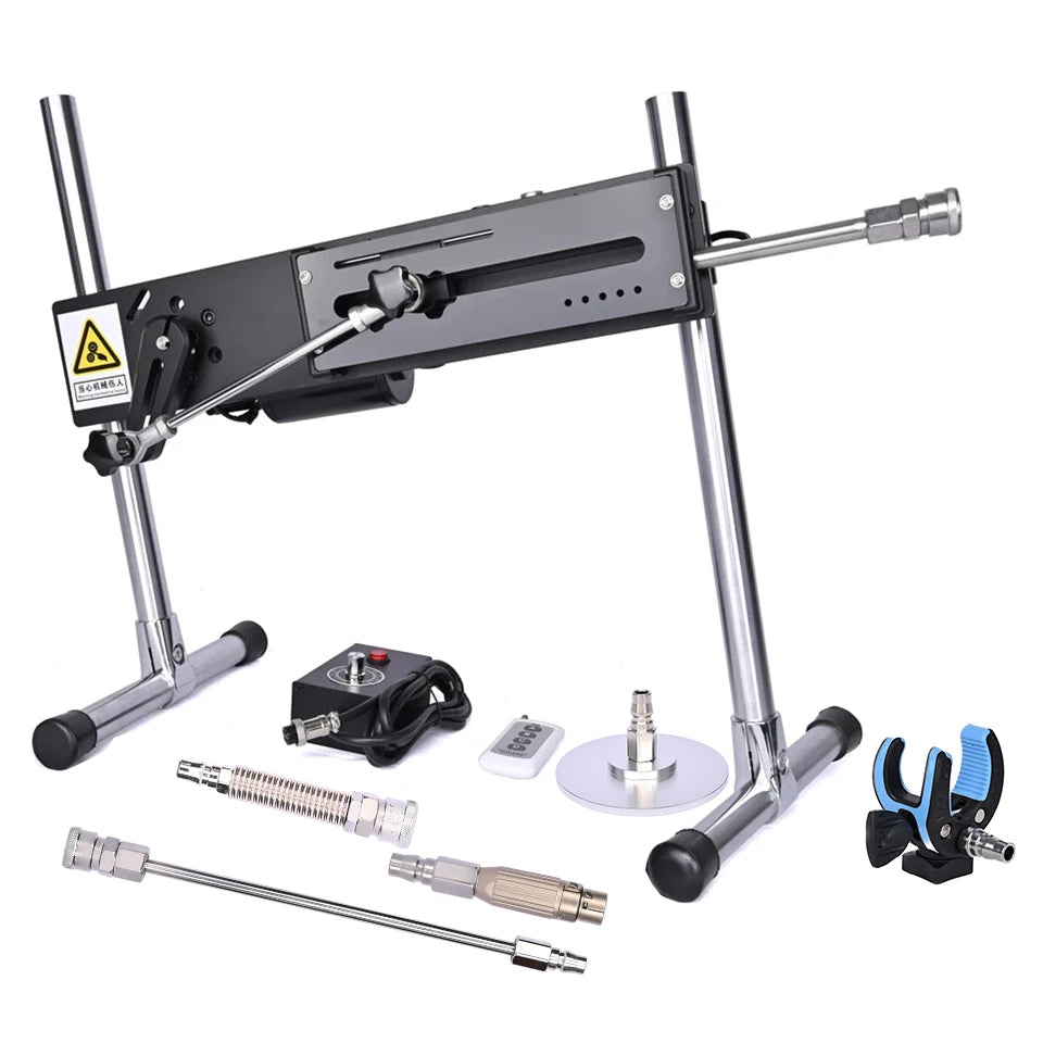 Máquina sexual silenciosa ROUGH BEAST para adultos, pistola de bombeamento, máquina de amor com controle remoto com vibrador para masturbação masculina e feminina