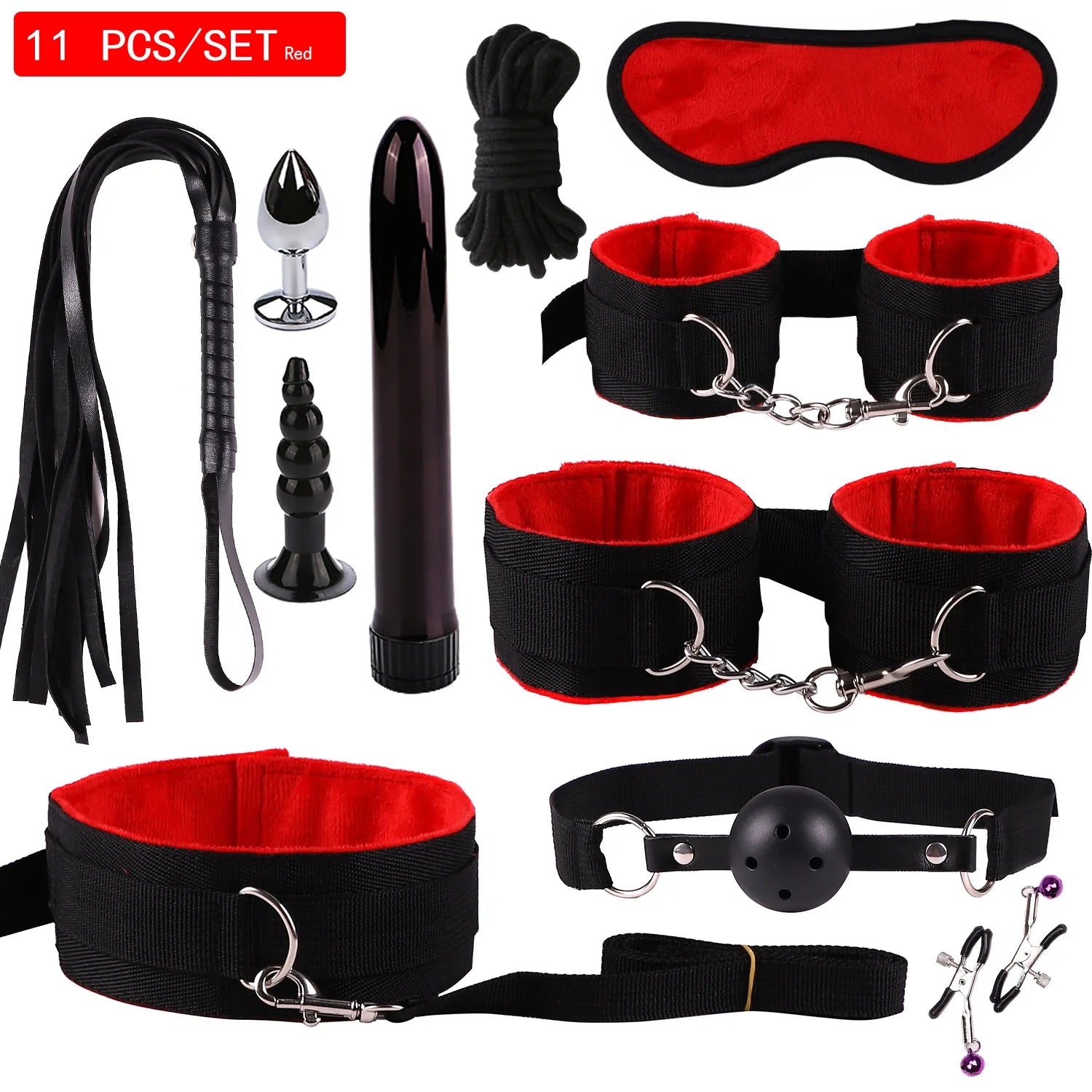 Brinquedos Sexuais para Mulheres, Kit BDSM para Casais, Acessórios Eróticos, Algemas para Sessões, Plug Anal, Jogos Sexuais, Brinquedos Sexy para Adultos, Loja Sexy