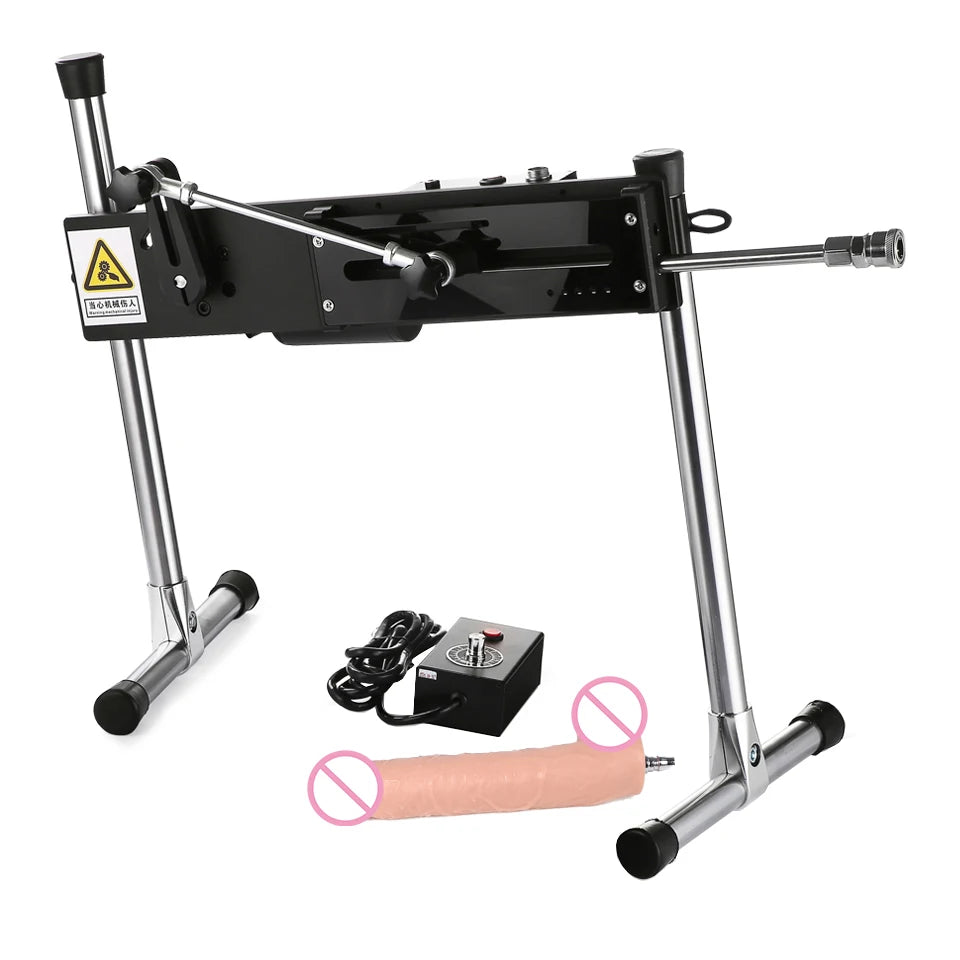 Máquina sexual silenciosa ROUGH BEAST para adultos, pistola de bombeamento, máquina de amor com controle remoto com vibrador para masturbação masculina e feminina