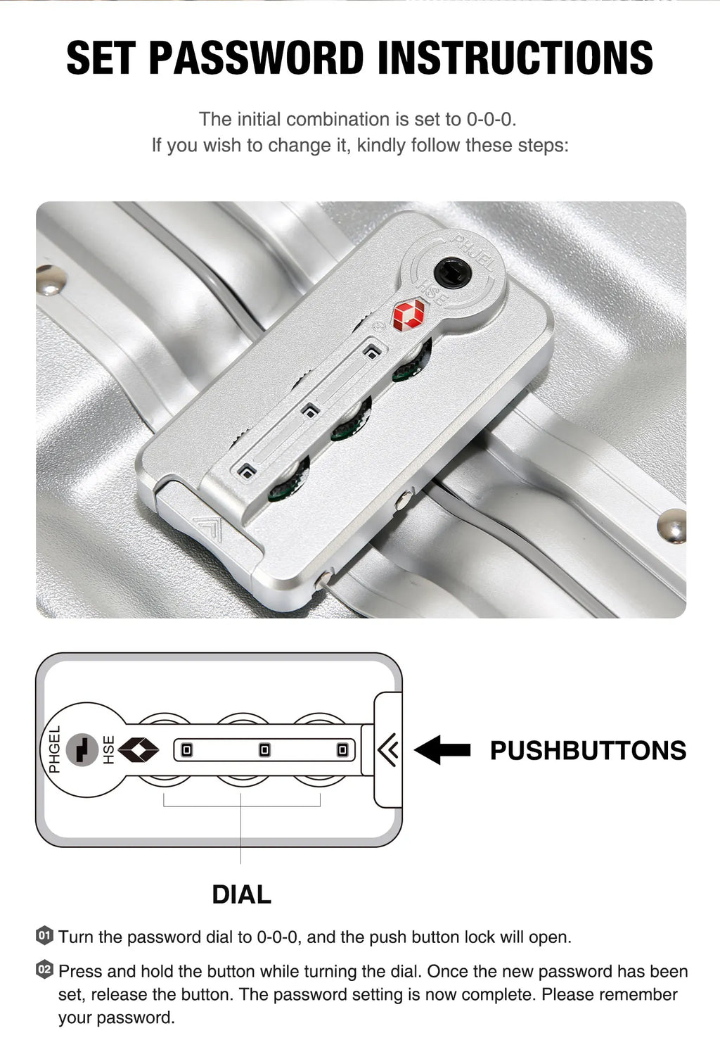Mala de Alumínio Leve AIWEINY, Com Estrutura de PC, 360 °   Rodas Silenciosas, Cadeado TSA, Bagagem de Mão e de Transporte de 20/24/27 Polegadas