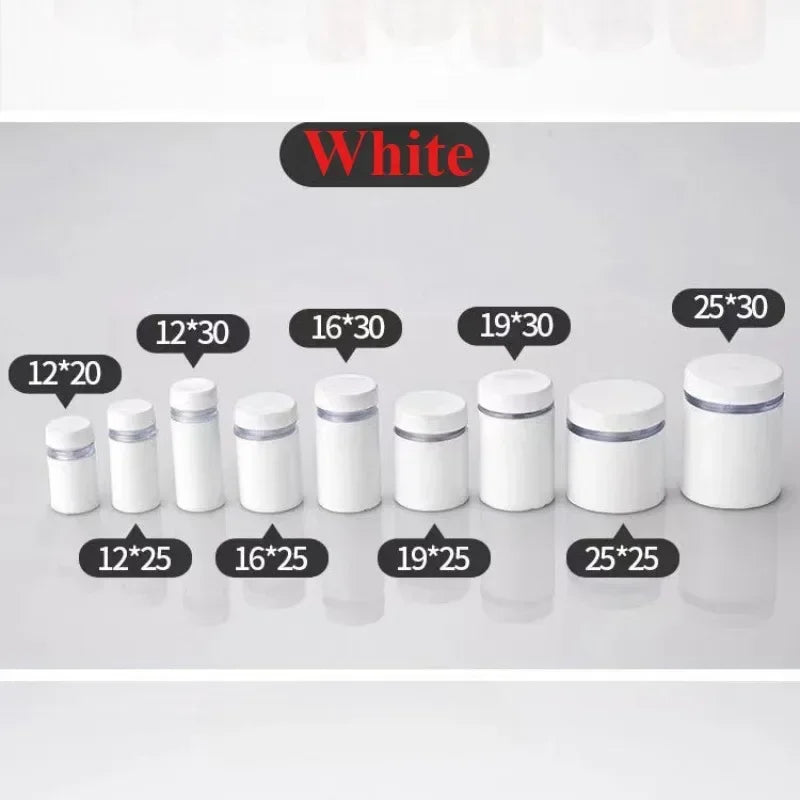 4 pcs 12/16/19/25 acrylic photo frame glass sign standoff nail wall mount holder standoff stainless steel advertising screw fastener