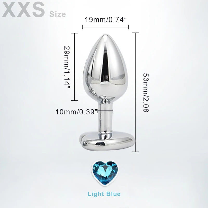 Mini plug anal de metal, dilatador, masturbador, suprimentos para adultos, massageador de próstata, dildo para mulheres, acessórios exóticos.