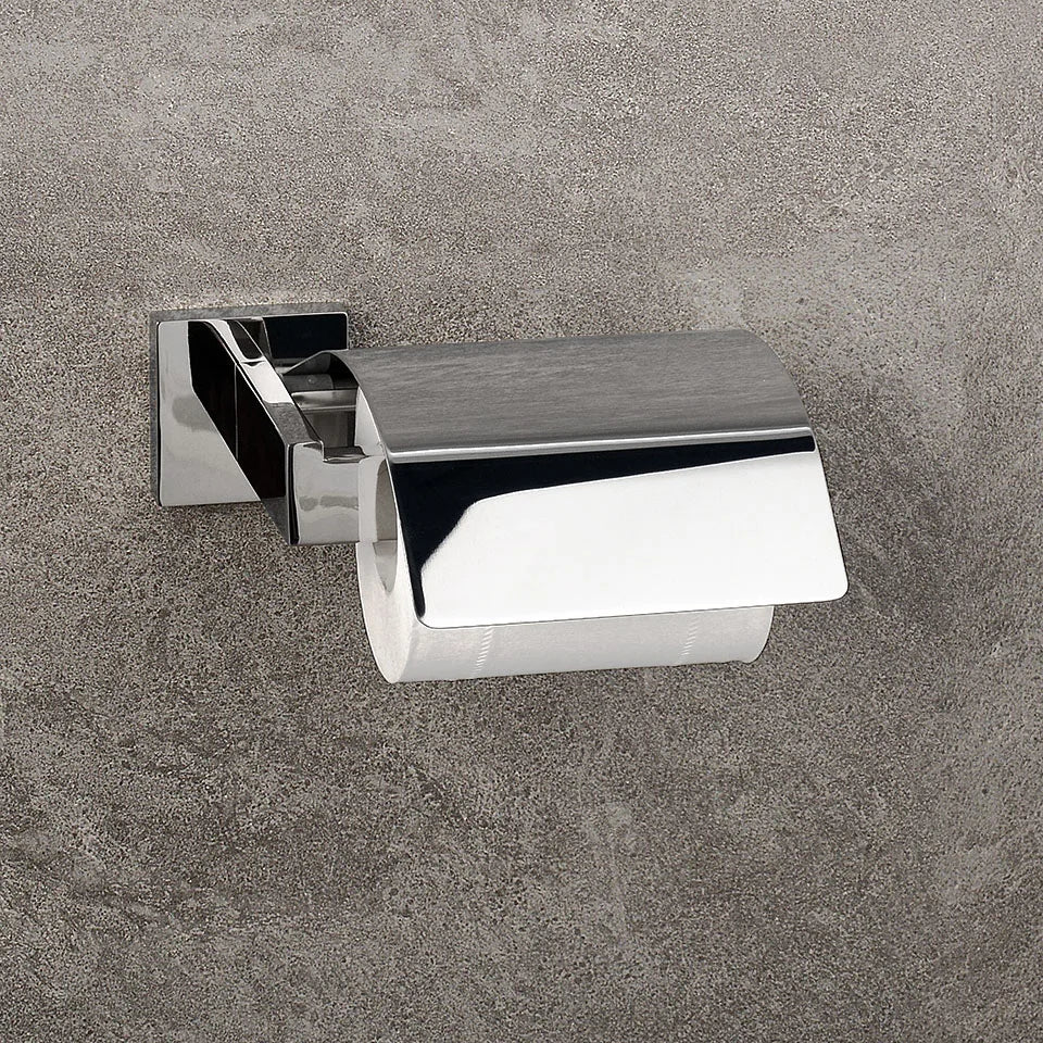 Acessórios de Banheiro em Aço Inoxidável Cromado Polido: Suporte para Toalha, Suporte para Papel Higiênico, Barra para Toalha e Gancho