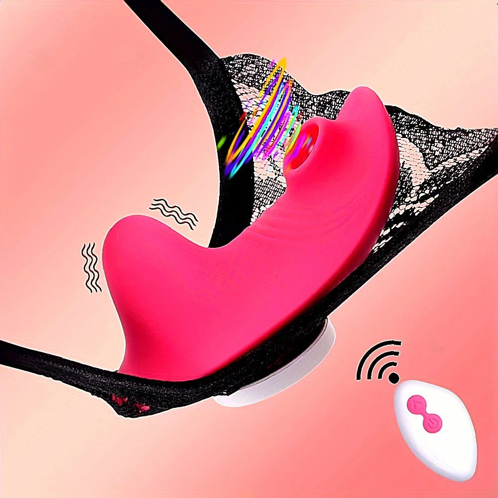 Vibrador Mini Vestível para Mulheres, Estimulador de Clitóris e Ponto G, Sutiã Sexy para Adultos