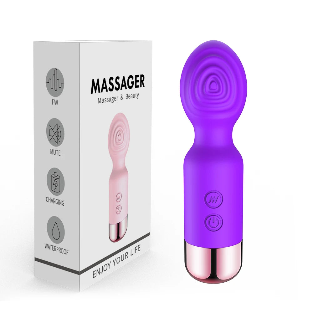 Mini vibrador av vibrador brinquedos sexuais para adultos mulheres vagina clitóris estimulador varinha mágica g ponto anal massageador masturbador feminino
