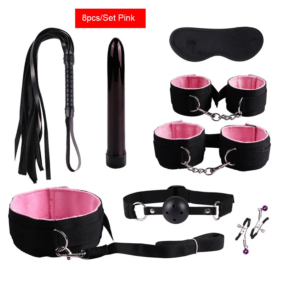 Brinquedos Sexuais para Mulheres, Kit BDSM para Casais, Acessórios Eróticos, Algemas para Sessões, Plug Anal, Jogos Sexuais, Brinquedos Sexy para Adultos, Loja Sexy