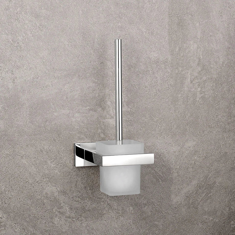 Acessórios de Banheiro em Aço Inoxidável Cromado Polido: Suporte para Toalha, Suporte para Papel Higiênico, Barra para Toalha e Gancho