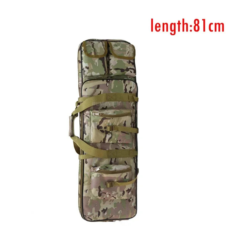 Bolsa tática para arma de caça, 81cm, 94cm, 114cm, paintball, tiro, rifle, airsoft, bolsa de ombro para acessórios de caça