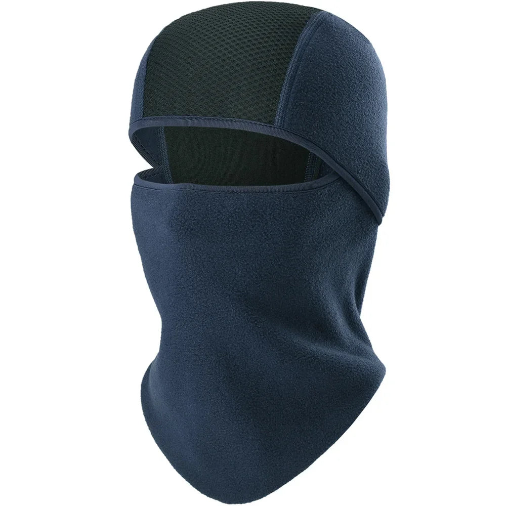 Inverno velo mais quente balaclava boné tempo frio térmico tático capacete forro à prova de vento máscara facial completa capa gorros de esqui dos homens