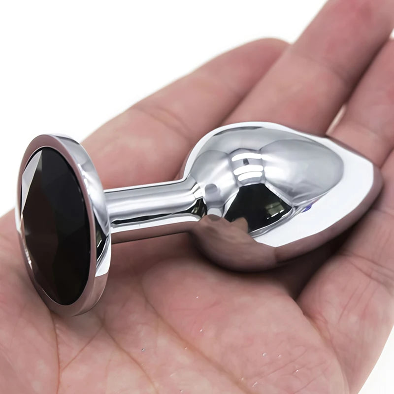 Mini plug anal de metal, dilatador, masturbador, suprimentos para adultos, massageador de próstata, dildo para mulheres, acessórios exóticos.