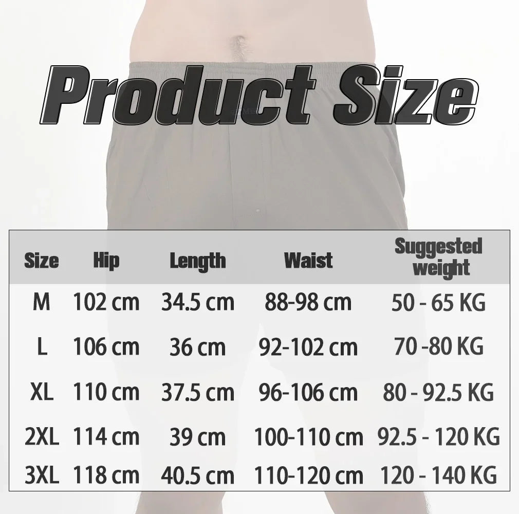 Homens puro algodão boxer shorts homem cintura alta grande roupa interior casual sólida cuecas plus size alo calças pijama boxers M-3XL 2025