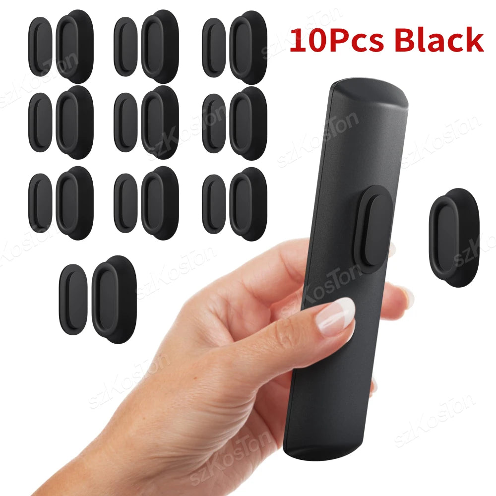 Magnetic Remote Control Holder, No-Drill Self-Adhesive Wall Mount for TV Remote