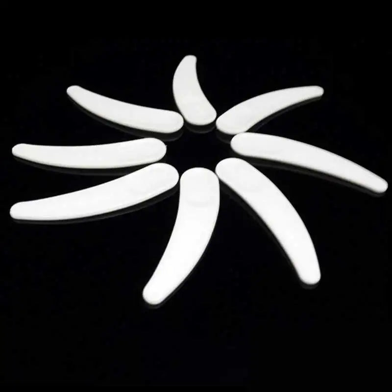 10 pçs mini espátula colheres curvas descartáveis máscara facial creme para os olhos maquiagem vara compõem ferramenta de beleza acessórios