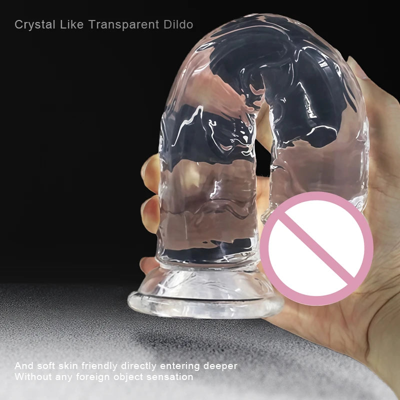 Brinquedos Eróticos Transparentes de Simulação para Mulheres e Gays: Dildos, Massageadores, Dilatadores Anais e Acessórios Exóticos