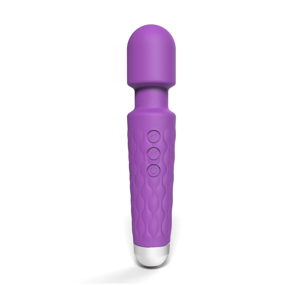 Vibrador poderoso varinha mágica feminina usb recarregável à prova dwaterproof água massageador clitoral g-ponto vibrador brinquedo sexual adequado para adultos