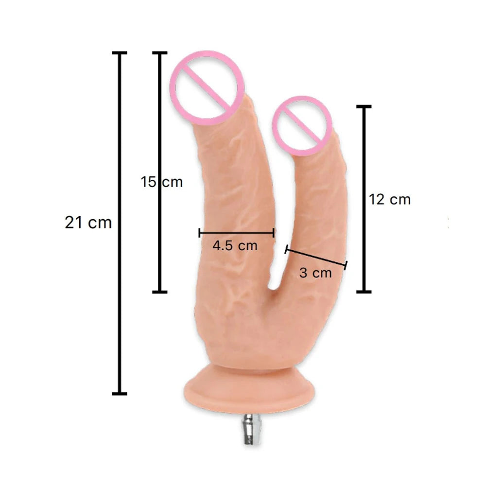 ROUGH BEAST Acessórios para Máquinas Sexuais: Dildos Grandes Pretos de Cor de Pele para Máquinas Vac-u-lock, compatíveis com máquinas de lojas.