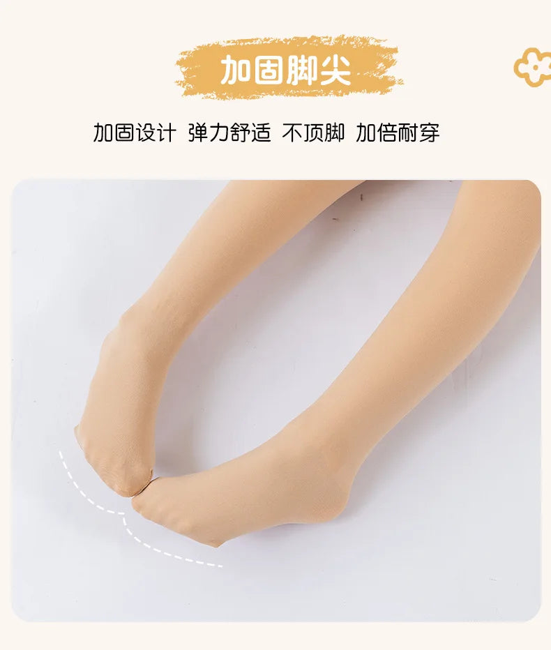 Alta qualidade inverno pele meninas leggings grosso veludo crianças calças quentes cintura elástica algodão crianças meninas pantalone