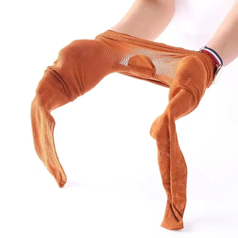 Calças sexy de dança latina para mulheres, alta elasticidade, meias arrastão de malha, meia-calça para reforço dos pés, meias dançarinas