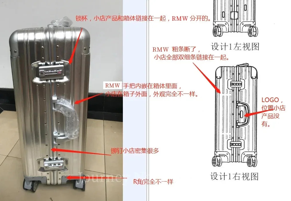 Personalização de alta qualidade 100% alumínio-magnésio viagem embarque rolando bagagem perfeita para spinner marca mala de viagem