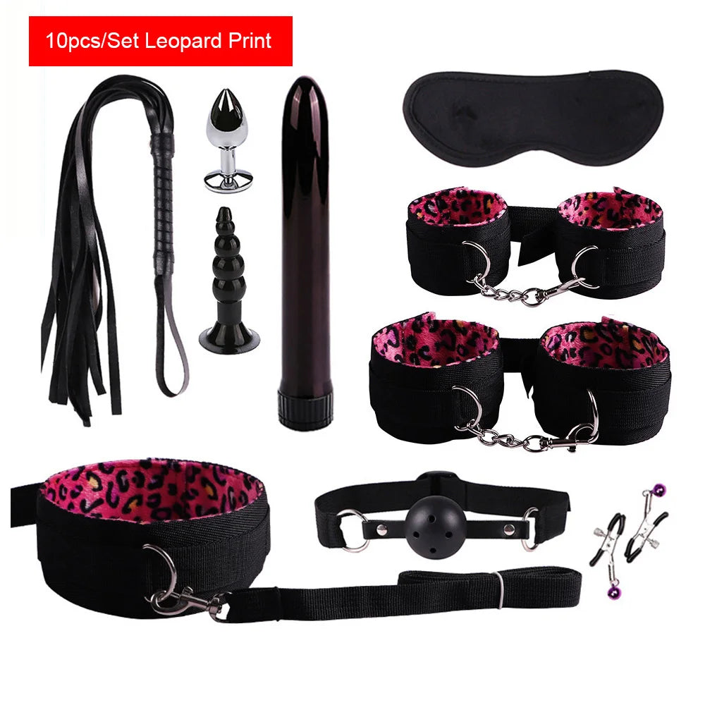 Brinquedos Sexuais para Mulheres, Kit BDSM para Casais, Acessórios Eróticos, Algemas para Sessões, Plug Anal, Jogos Sexuais, Brinquedos Sexy para Adultos, Loja Sexy